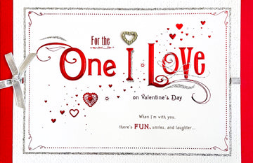 One I Love Valentine's Day Card