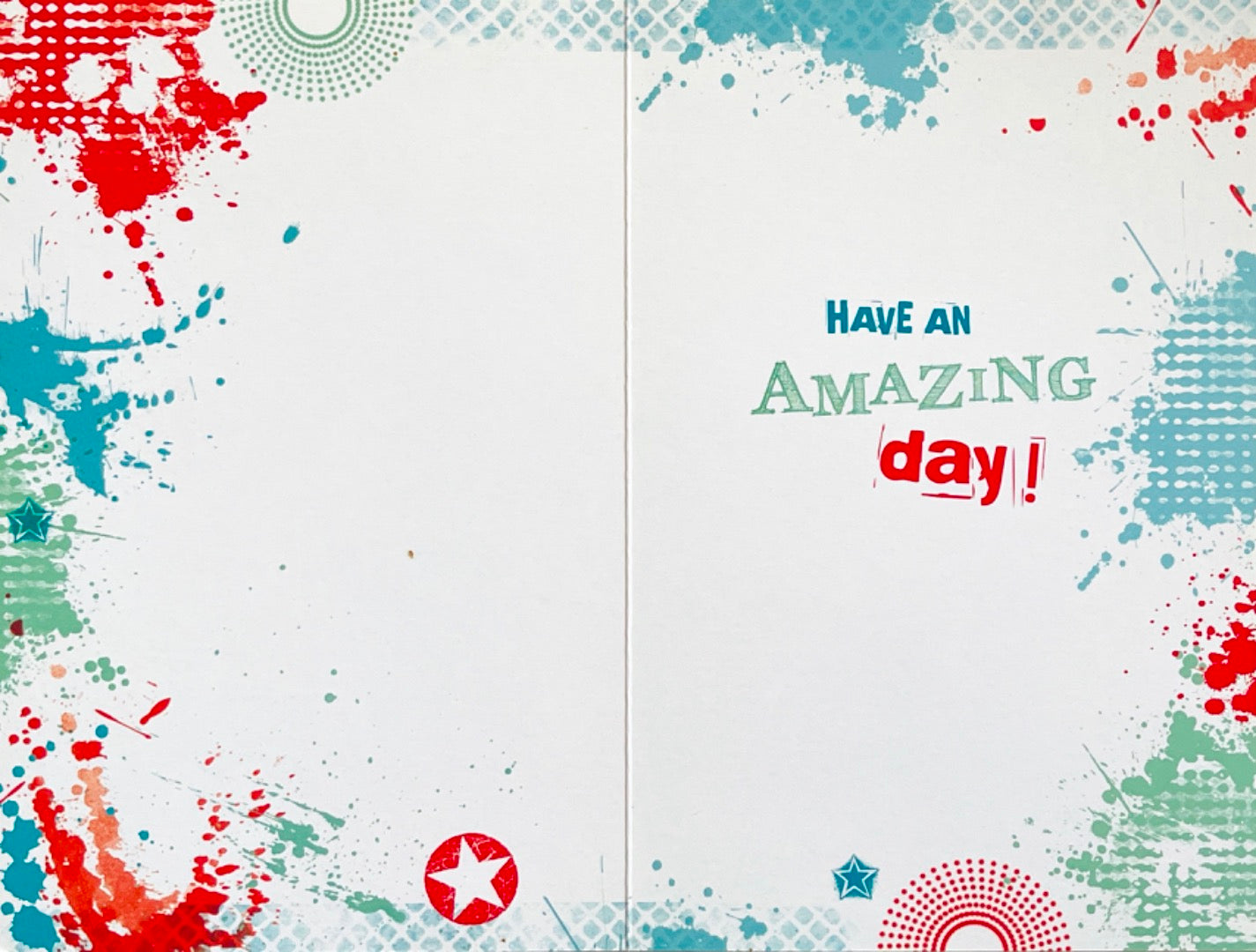 Happy 16th Birthday Card Teenager Star Modern Abstract Hologram Foil Art Age 16