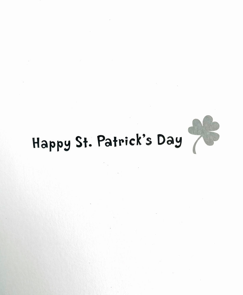 Have A Sham-rocking Good Time! Green Glitter Festive Card from UK Greetings