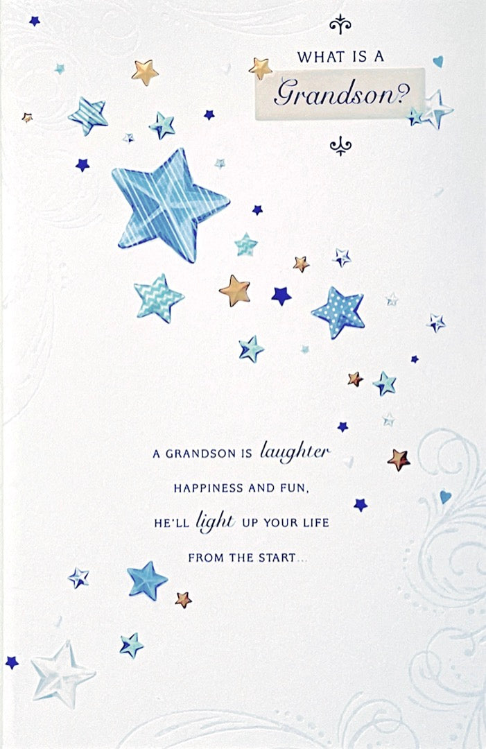 What Is A Grandson Happy Birthday Card