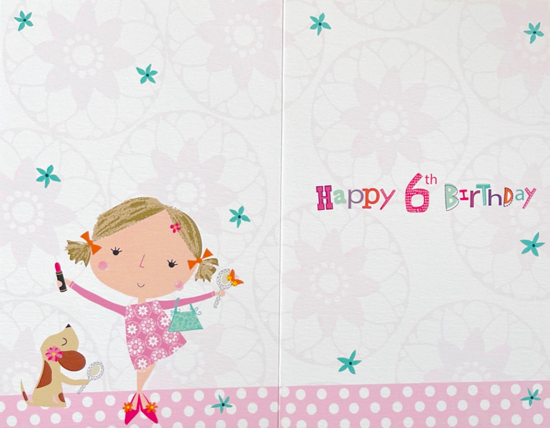 Daughter Age 6 Happy Birthday When I Grow Up I Want To Be Like Mummy Card