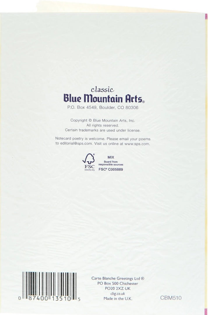 Just A Little Note for You to Keep Sentimental Blue Mountain Arts Greeting Card