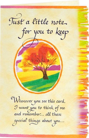Just A Little Note for You to Keep Sentimental Blue Mountain Arts Greeting Card