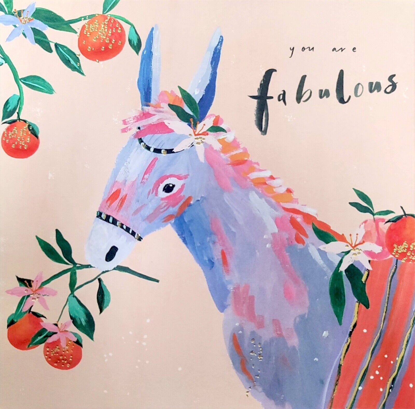 Sardinia Hotchpotch Hand Painted Art Collection Any Occasion Blank Greeting Card