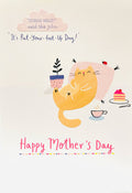 Guess What? It's Put-your-feet-up Day! Happy Mother's Day Cute Cate Special Mother's Day Card from Hallmark 