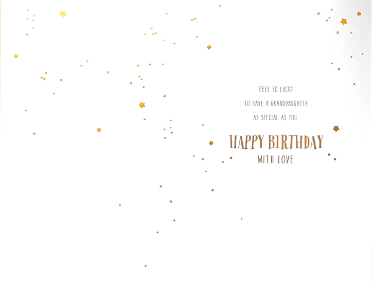 Granddaughter Birthday Card with Lovely Verse Proud of You Stars and Embellishment