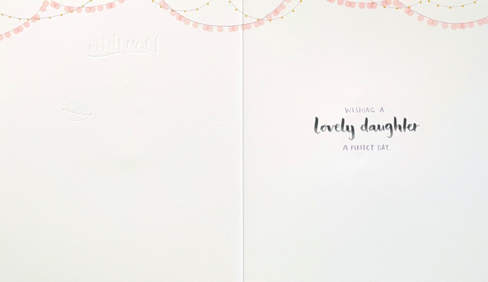 Lovely Daughter Perfect Day Happy Birthday Card Beautiful Cakes Art Embellishments