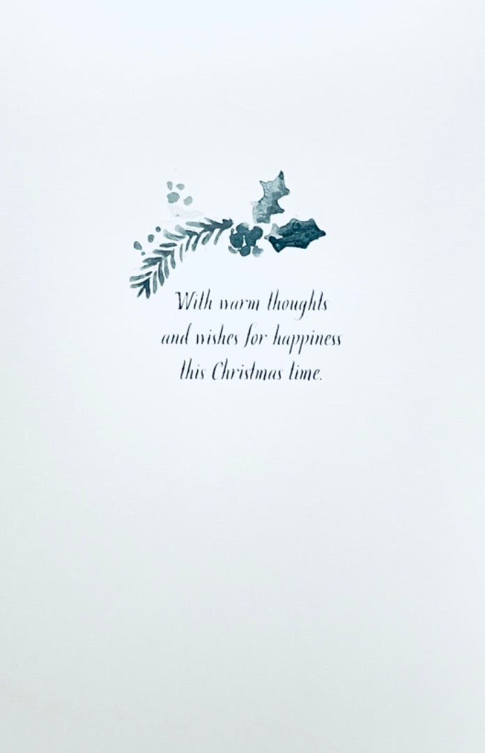 For a Special Friend at Christmas! Warm Thoughts and Wishes Pretty Presents Art Hallmark