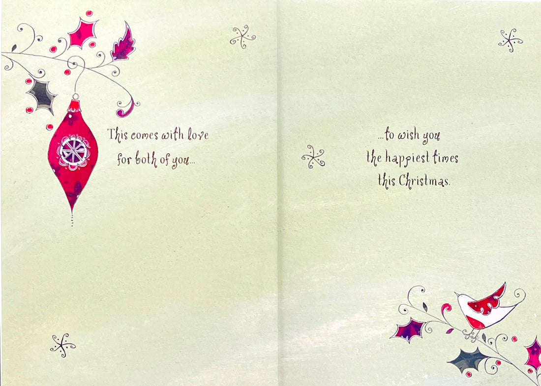 Special Sister and Your Partner Christmas Card Love to Both of You Tree Hallmark