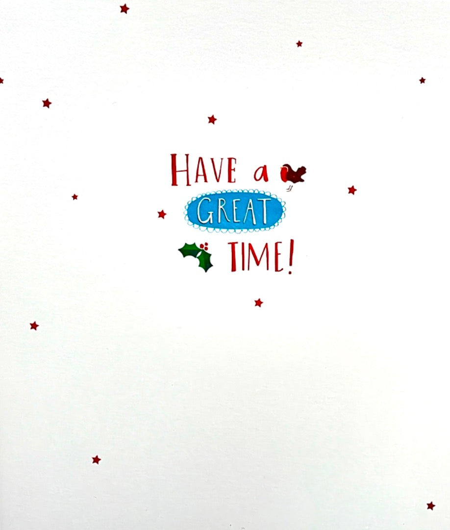 Son Have a Totally Tree Mendous Christmas Modern Card Gifts Stocking Cracker Pudding
