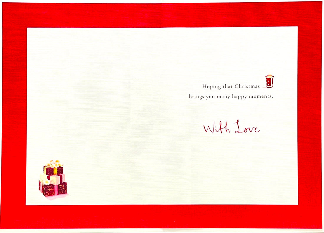 Special Daughter-in-Law Christmas Card With Warmest Wishes - Festive Tree Hallmark