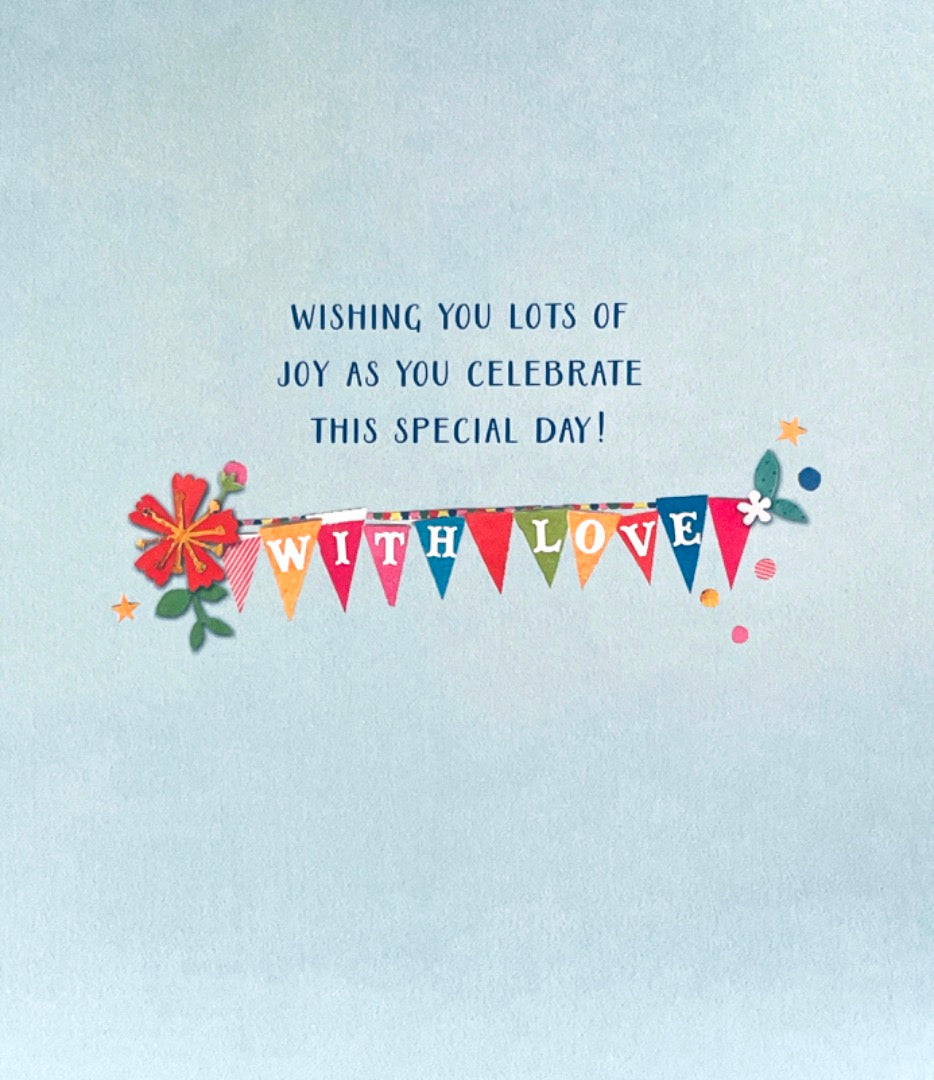 Happy First Holy Communion Card - Elements Chalice Wheat Church Bible Dove Grapes