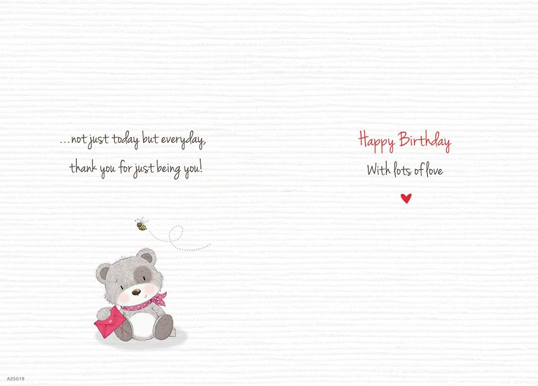 To My Amazing Boyfriend Birthday Card Love You Lots & Lots Teddy Bear Kisses Gifts