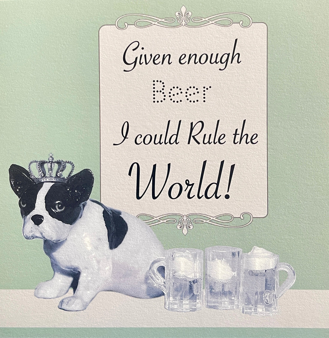 The Bees Knees Vintage Retro Art Blank/ Birthday Card Collection Drinks Friends Animals