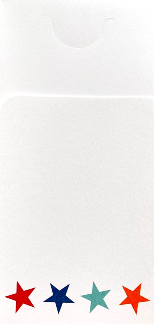 For You - Blank Money Gift Wallet For Him/Her Birthday or Any Occasion - Stars