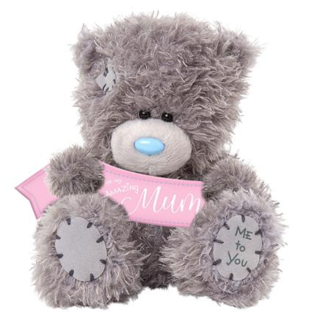 4'' Amazing Mum Banner Me To You Tatty Teddy Bear Plush Soft Toy Gift