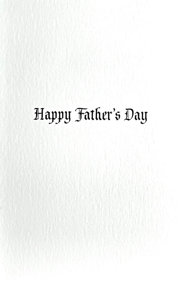 Legend Among Dads Happy Fathers Day Contemporary Card - Gold Foil Embossed