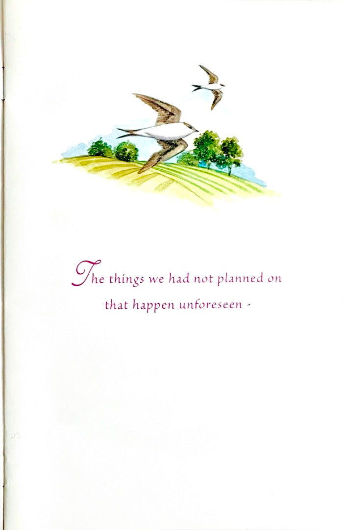 Life's Gifts Thoughts on Your Birthday Card - Beautifully Illustrated Pages - Helen Steiner Rice