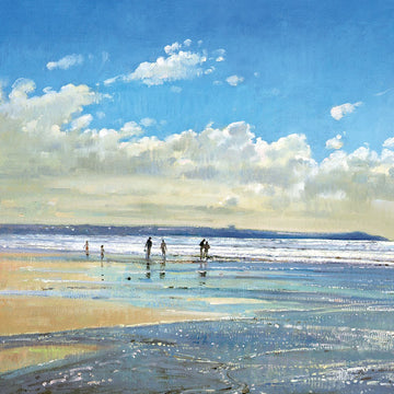 Paddling at the Edge by Artist Easton, Timothy Blank Any Occasion Greeting Card