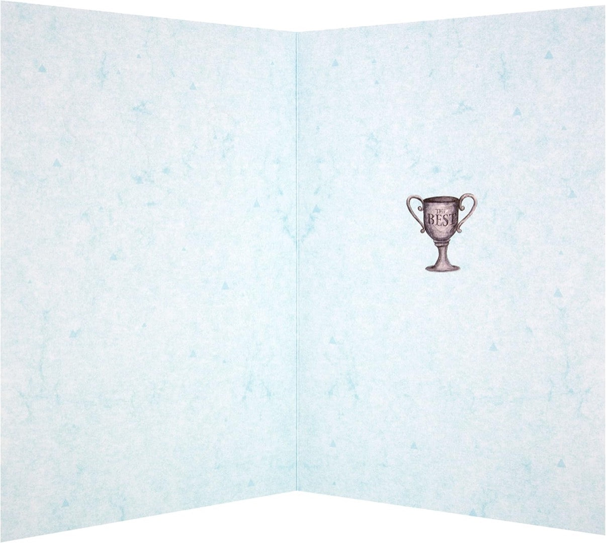 The Best No.1 Winner Contemporary Card - Trophy Award Well Done - Celebrating You