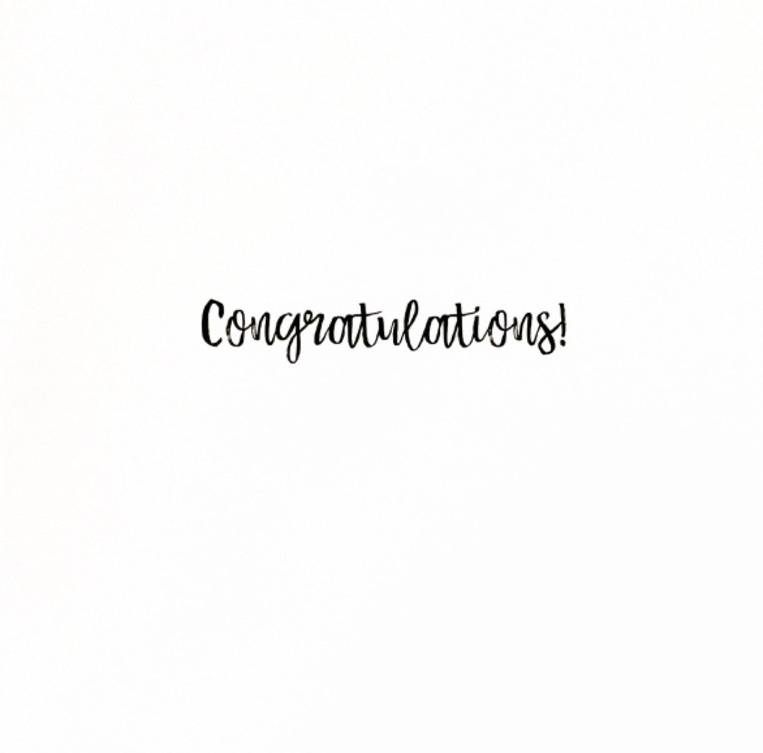 Congratulations on Passing Your Exams Total Genius Modern Contemporary Card - Stars