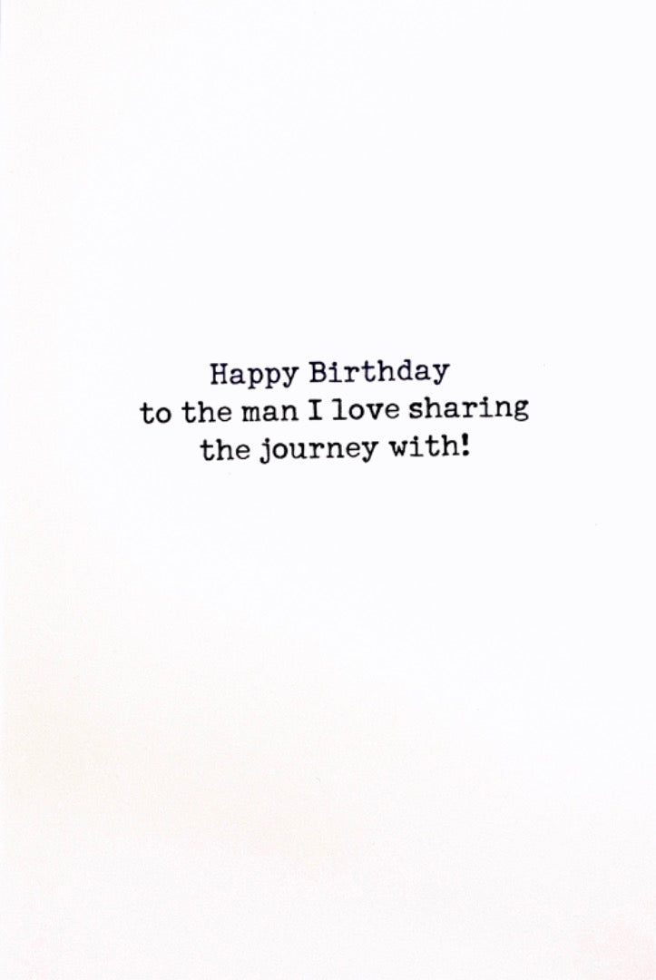 Husband Birthday Card Funny Humour Hiking Romantic Stroll Relieved To See The Pub