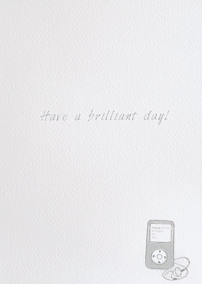 Happy Birthday Son Card Chill Out And Relax - Cool Sunglasses watch and Music