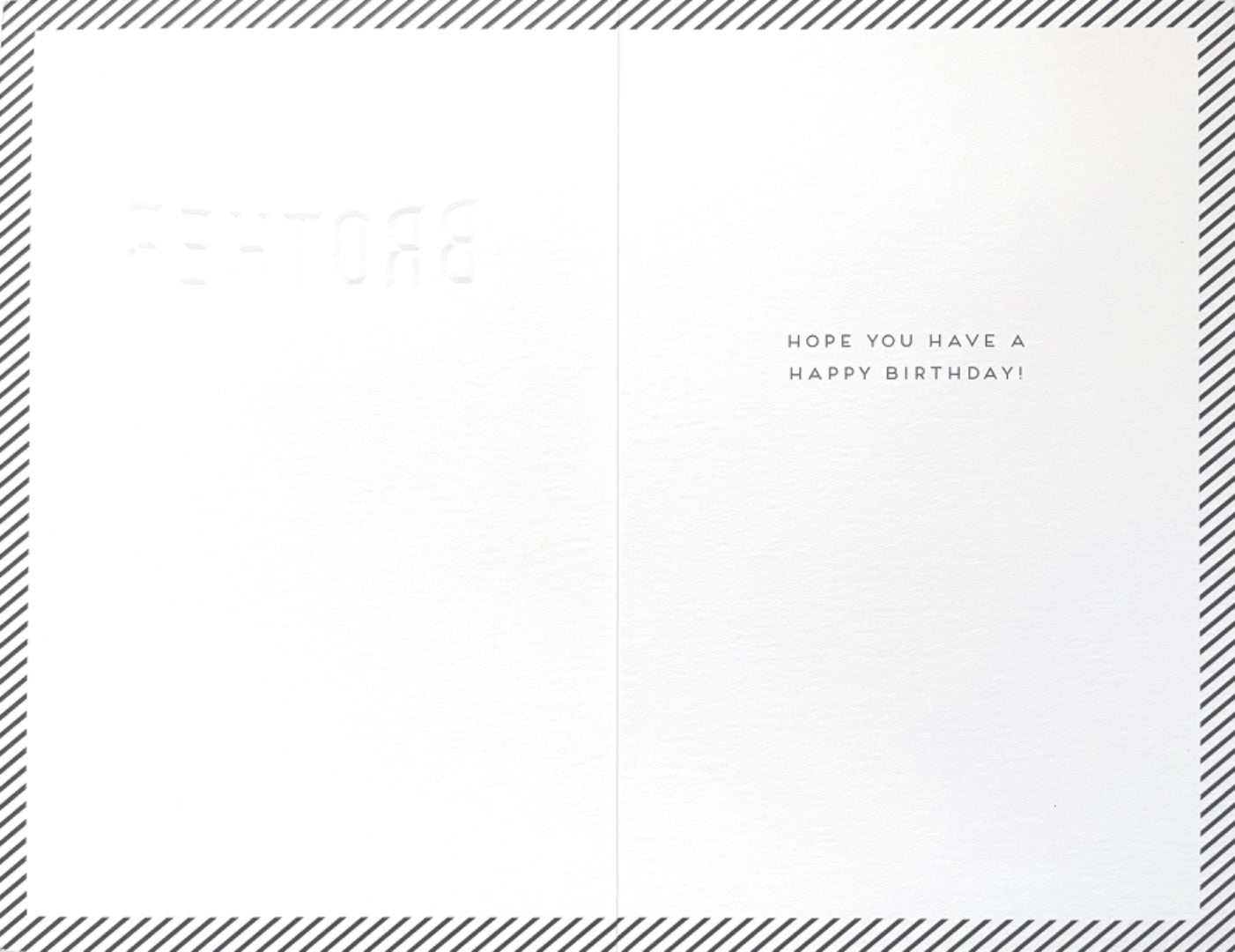 For You Brother Happy Birthday Card Racing Car Driver Motorsports Thrill-Seeker