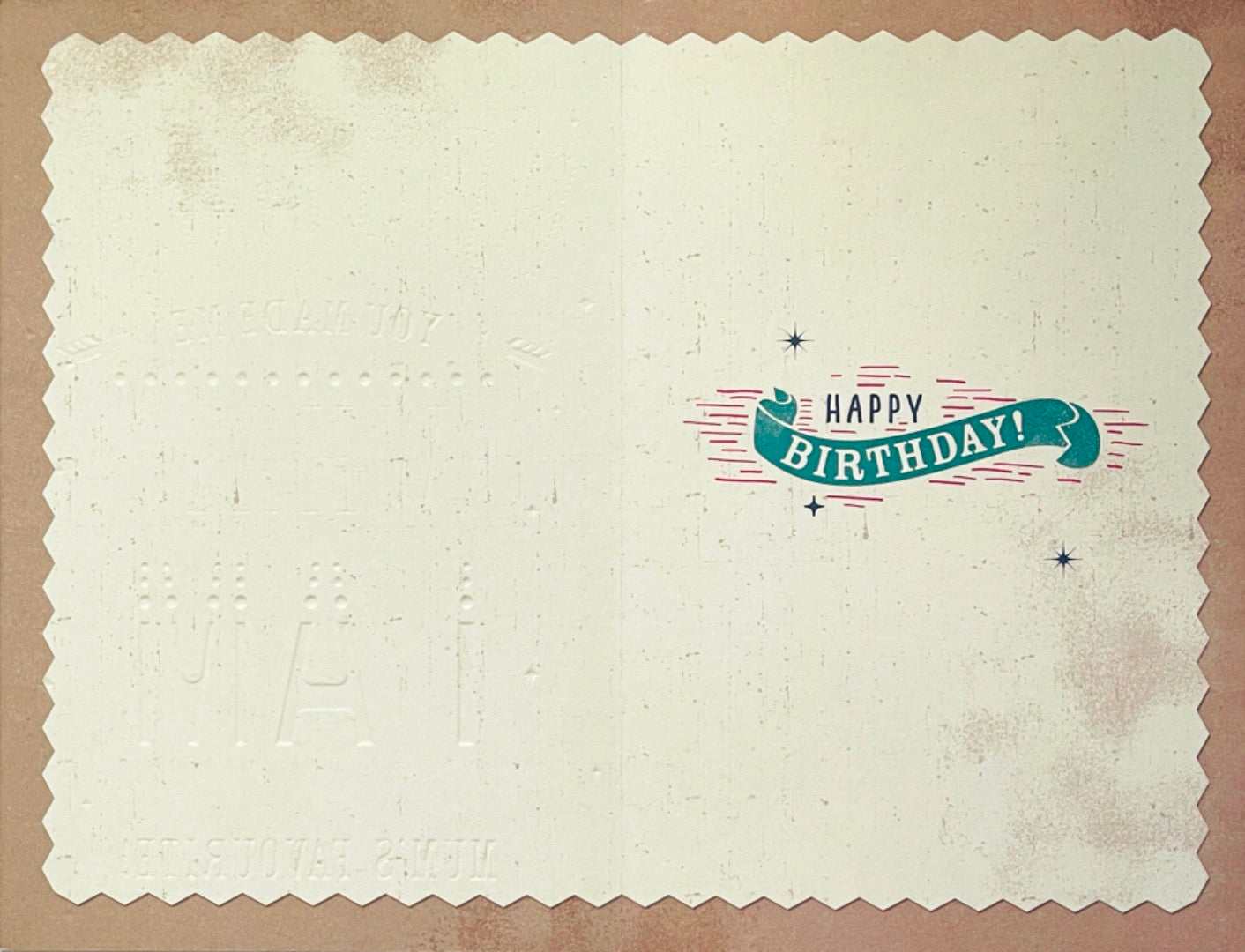 Brother Happy Birthday Card You Made Me What I Am Mum's Favourite Funny Humour