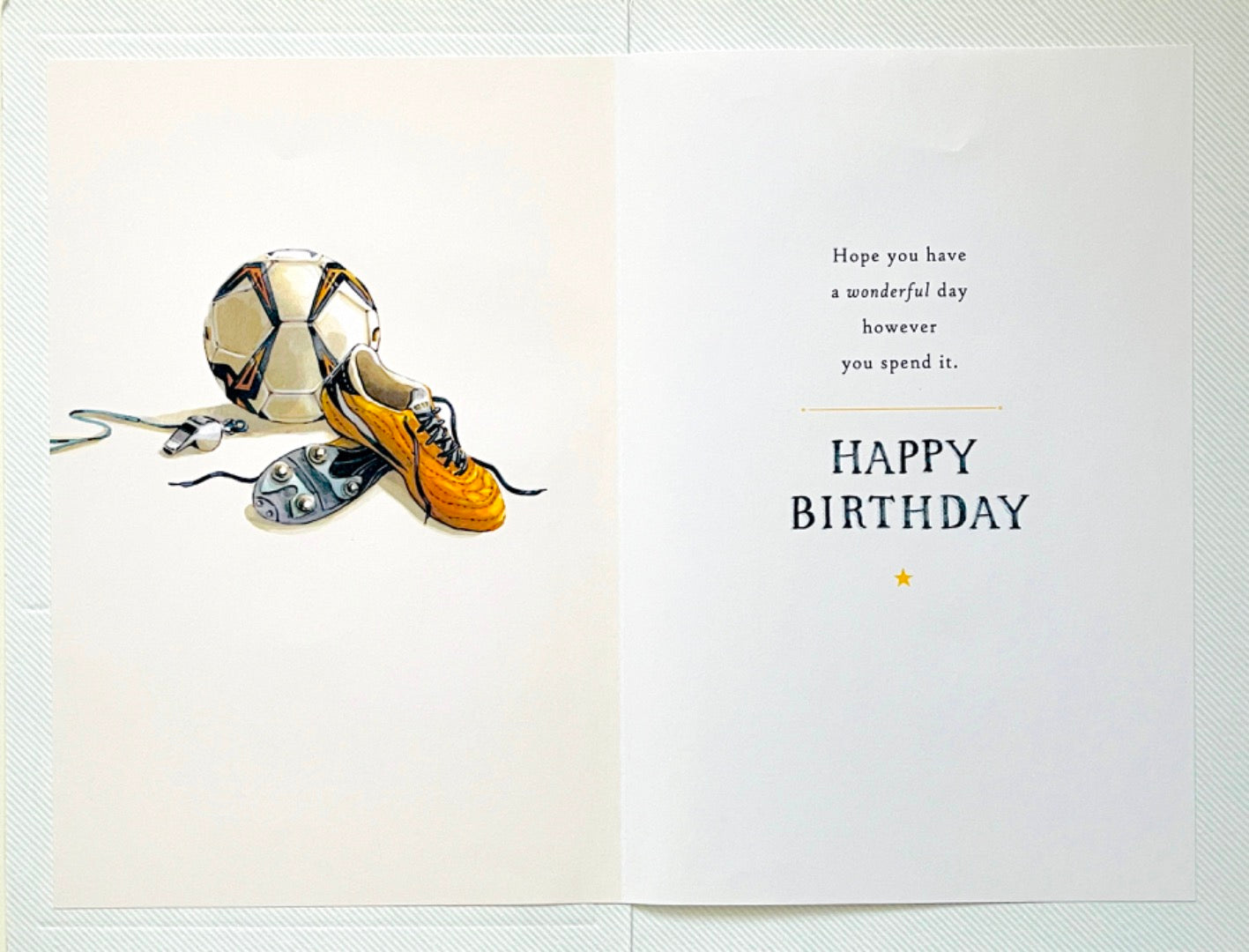 For You Nephew Happy Birthday Card - With Best Wishes - Football Kit Sports