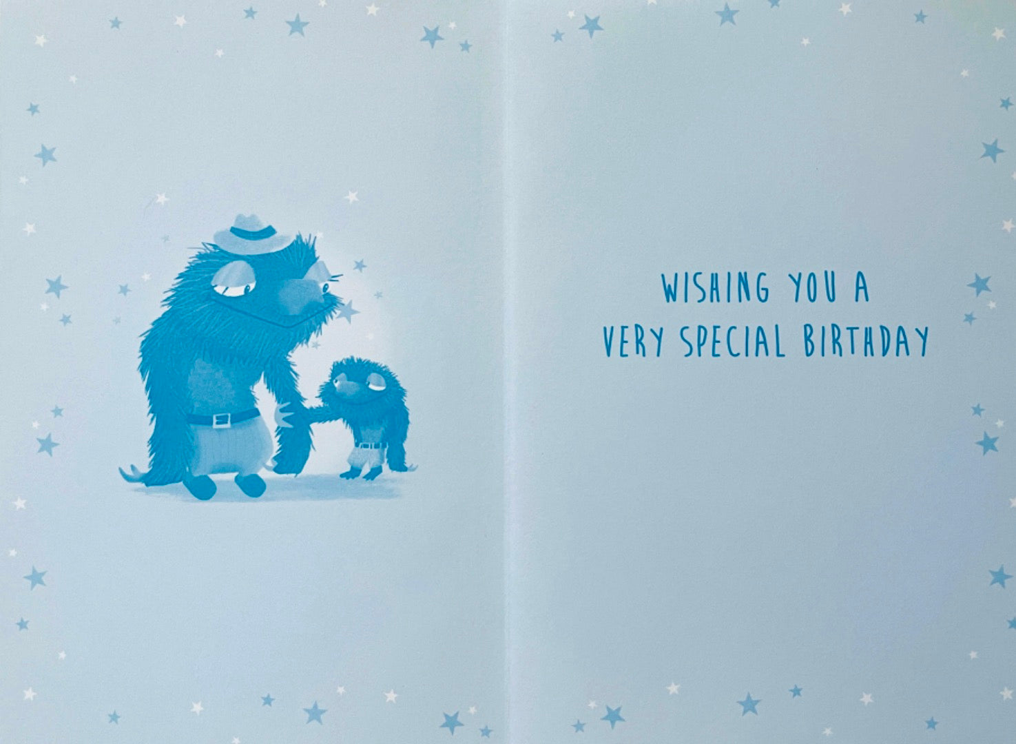 Grandad Happy Birthday Card You're The Best Happy Sloth Family Stars