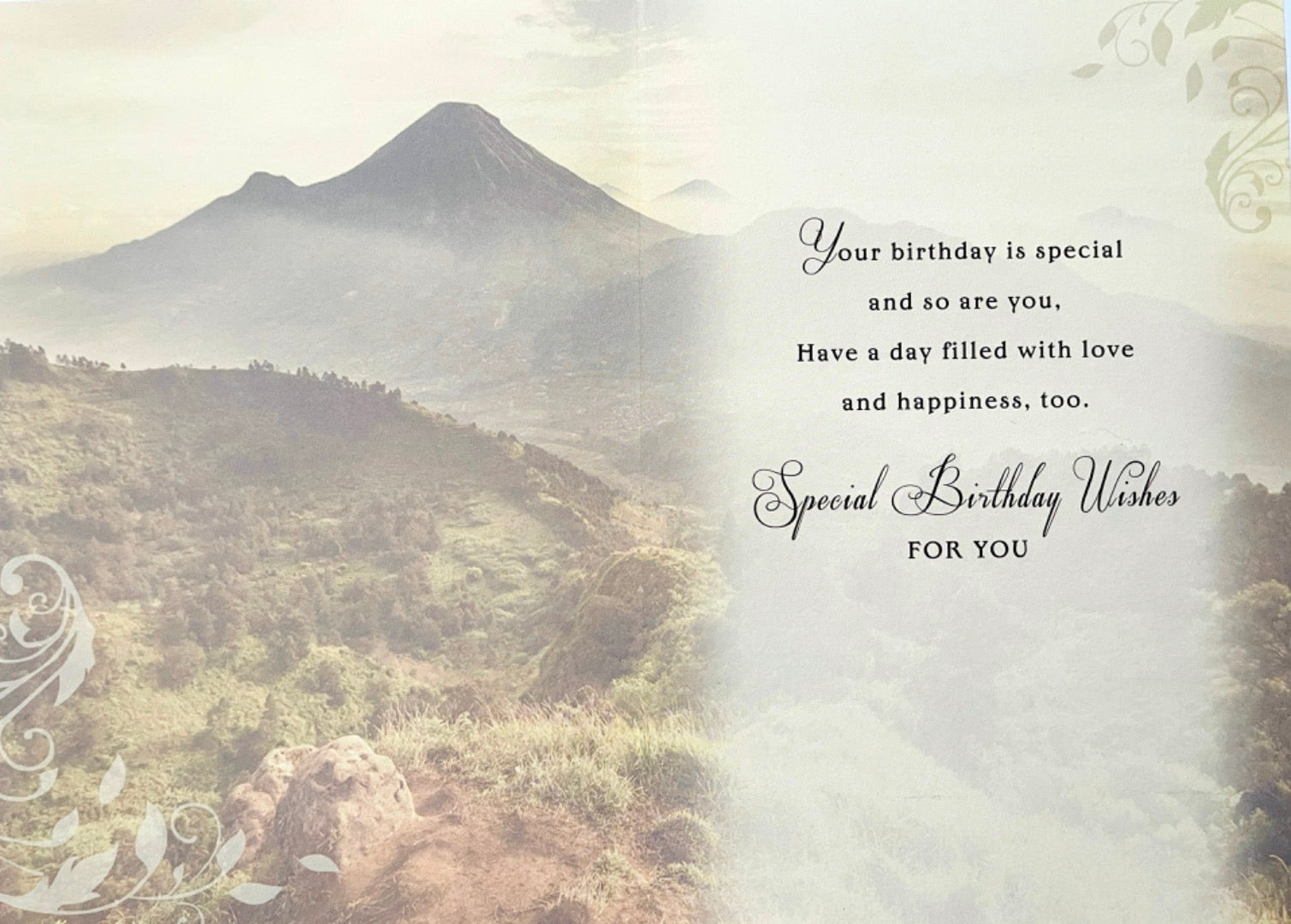 On Your 90th Birthday Dad Special Wishes Card with Love Picturesque Scenic Print Age 90