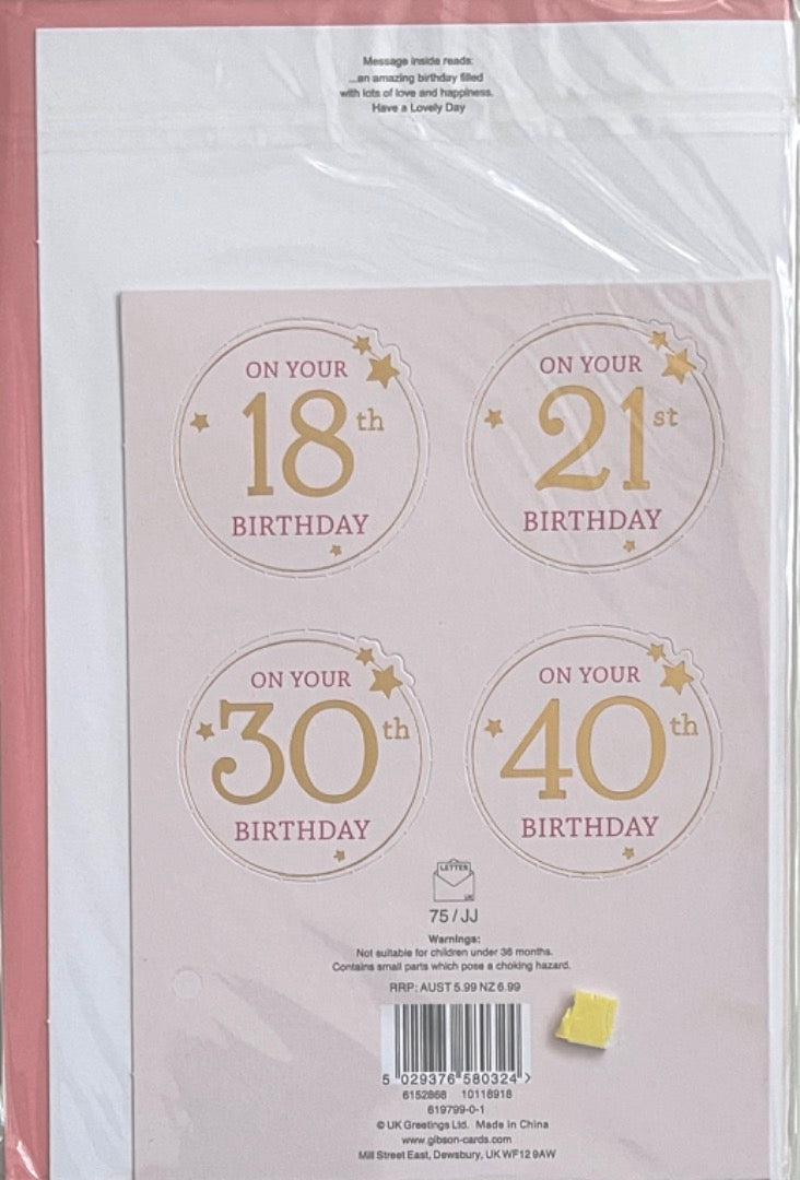 Amazing Sister Birthday Card Personalise For Age 18th 21st 30th 40th Cake Art