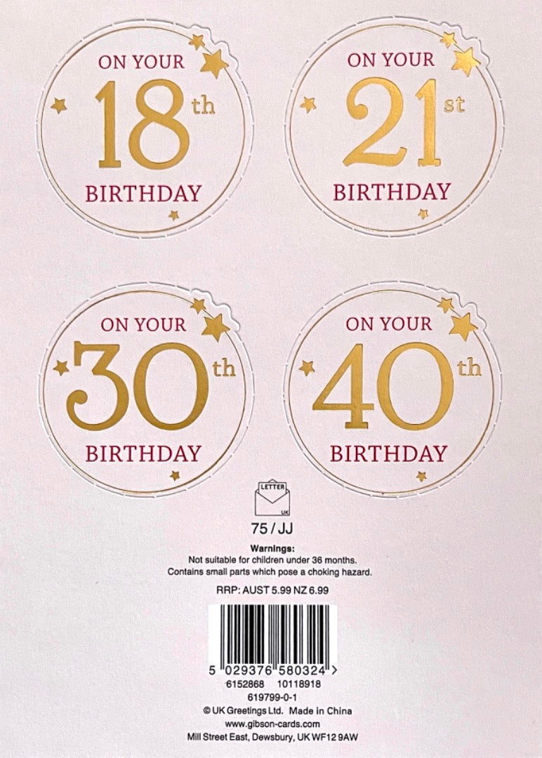 Amazing Sister Birthday Card Personalise For Age 18th 21st 30th 40th Cake Art