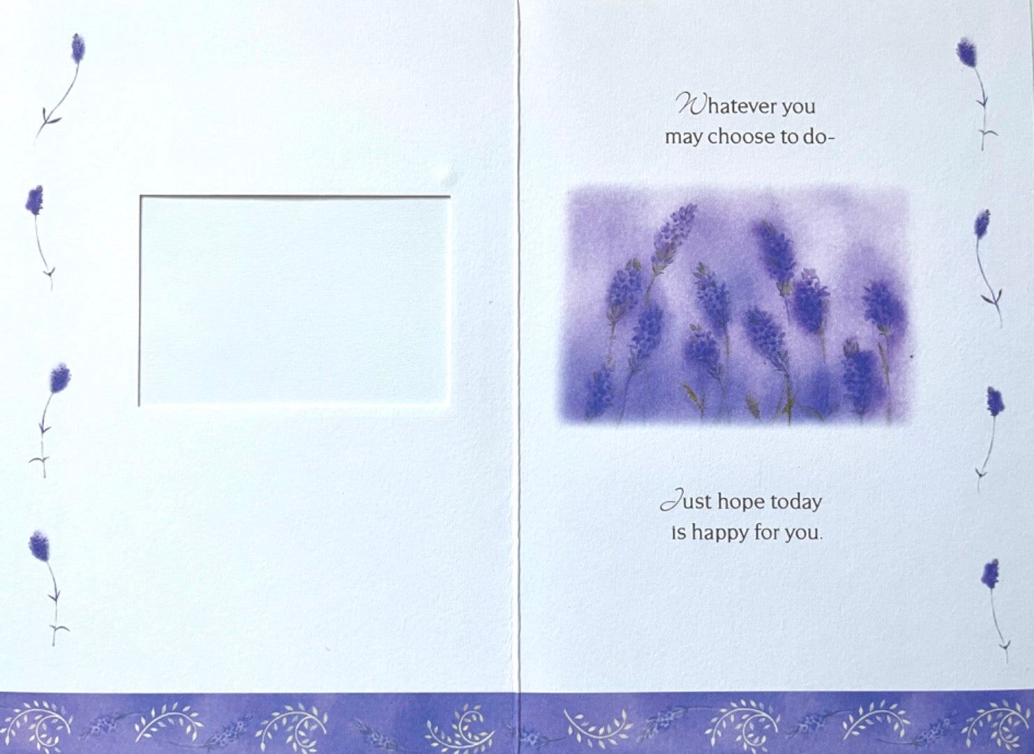 To A Very Special Daughter-in-Law Birthday Card Lavender Watercolour Art Silver