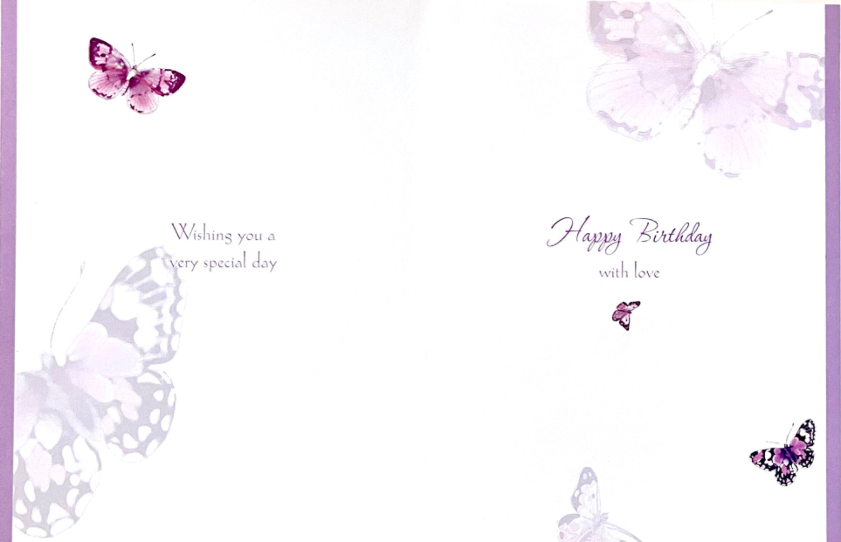 To A Special Daughter-in-Law Birthday Card Pink Flowers Butterflies Art Glitter