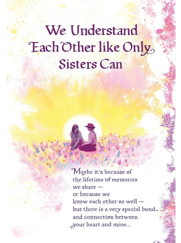 We Understand Each Other like Only Sisters Can - Heartfelt Versed Greeting Card by Blue Mountain Arts