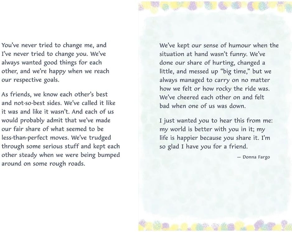 So Lucky to have you for a Friend Heartfelt Sentimental Keepsake Greeting Card