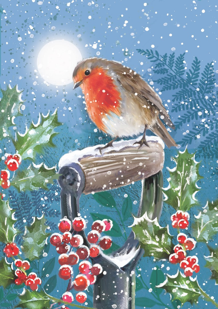 Winter Wildlife Box of 24 Assorted Christmas & Happy New Year Cards - 4 Each of 6 Designs by Ling Design