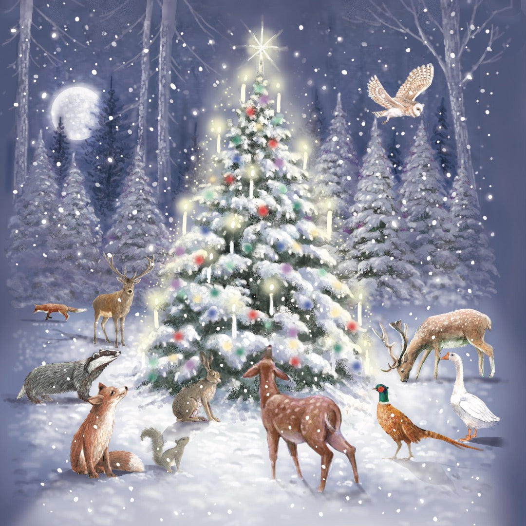 Traditional Vintage Ling Design Art Collection Pack of 6 Charity Christmas Cards - Premium Board - Eco-Friendly By Ling Design