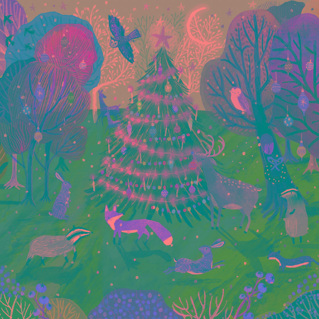 Scenic Festive Art Collection of 9 -Pack of 6 Charity Christmas & New Year Cards - Premium Board - Eco-Friendly by Ling Design