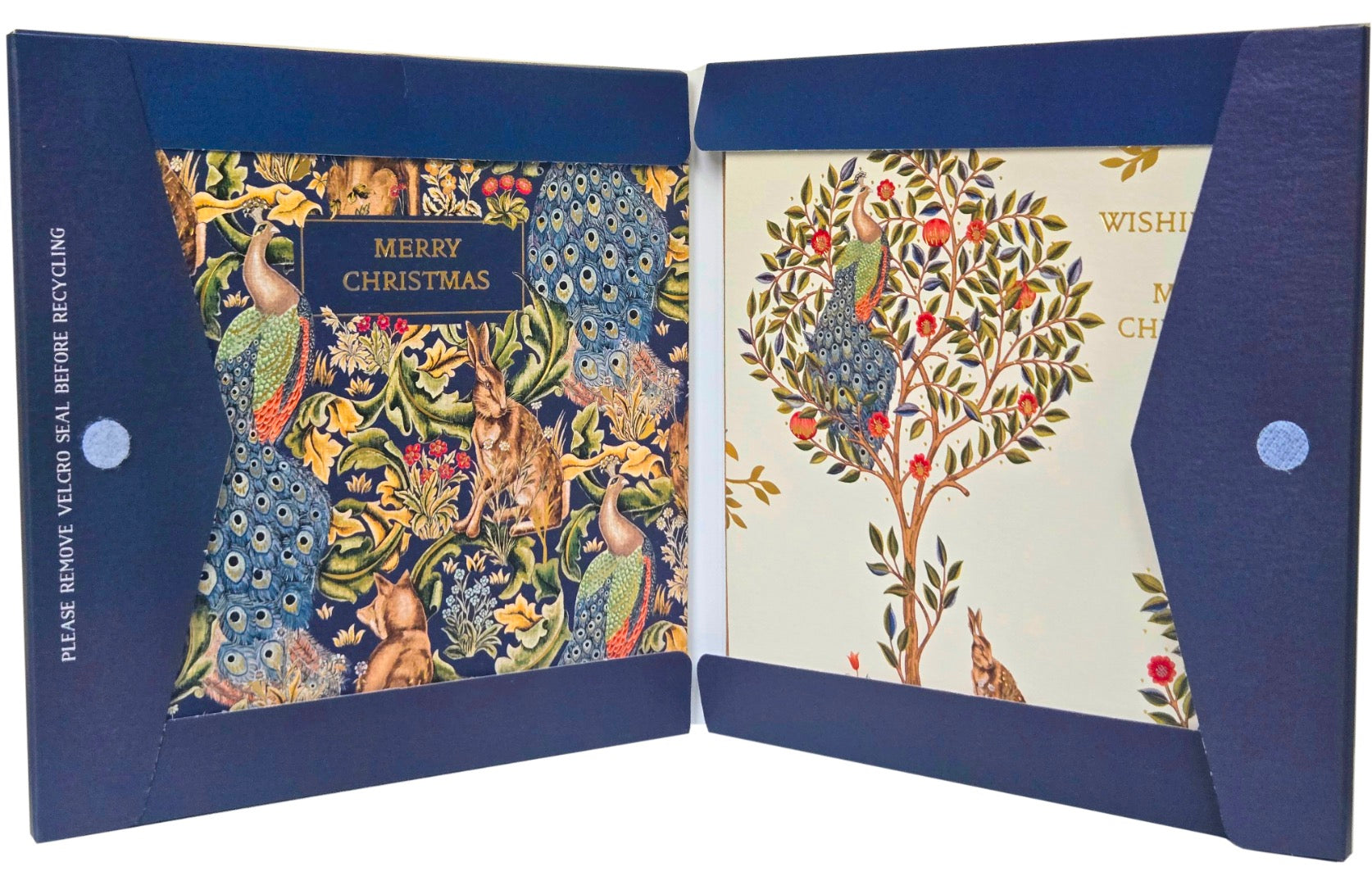 Wild Forest William Morris - Festive Arts & Crafts 8 Christmas Cards in 2 Designs