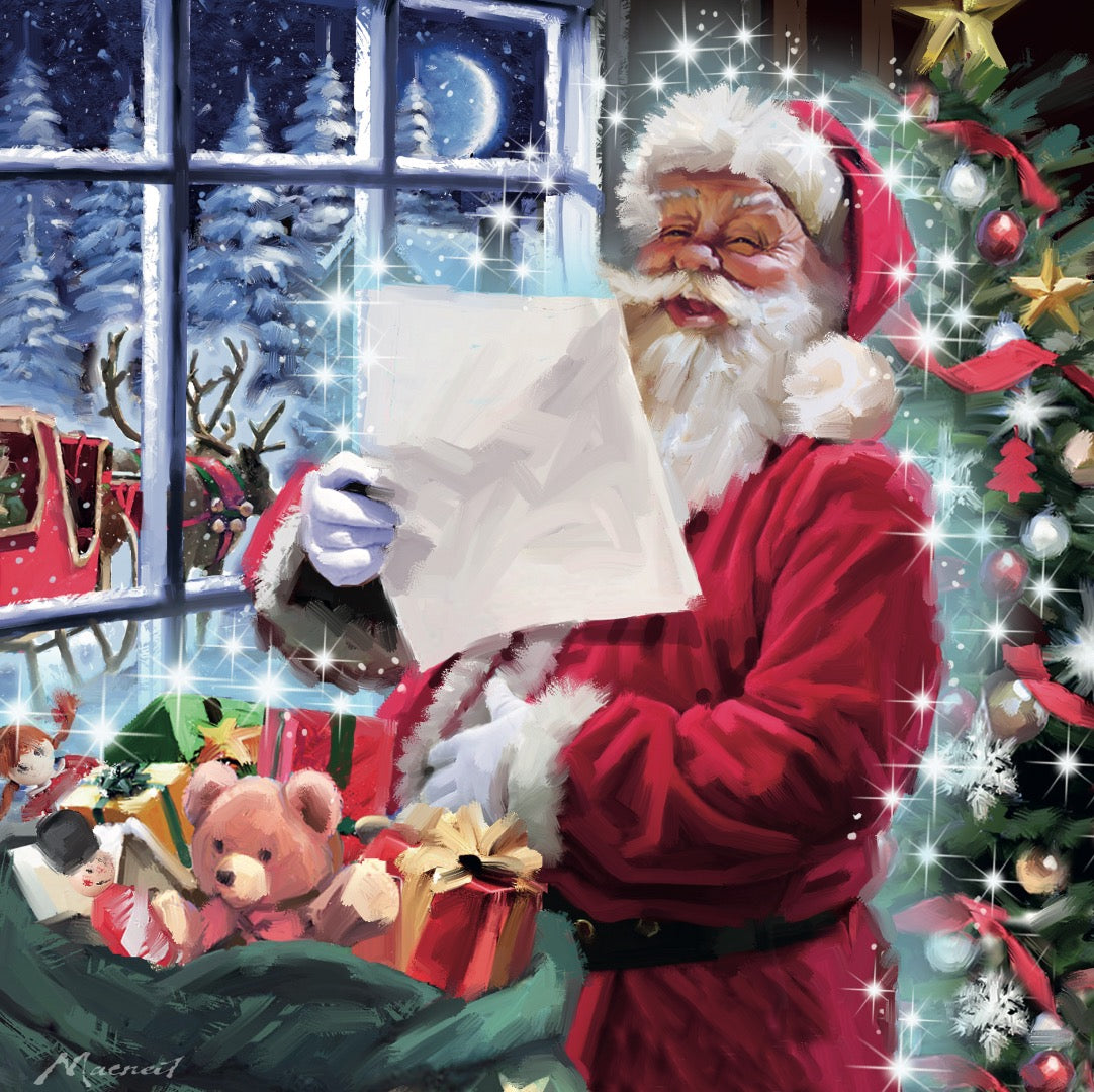 Festive Xmas Scenes Premium Bumper Box of 30 CHARITY Christmas Cards in 5 Designs by Great British Card Company