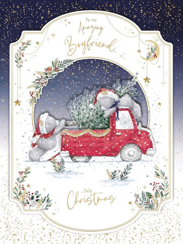Amazing Boyfriend Me To You Tatty Teddy Luxury Boxed Keepsake Christmas Card
