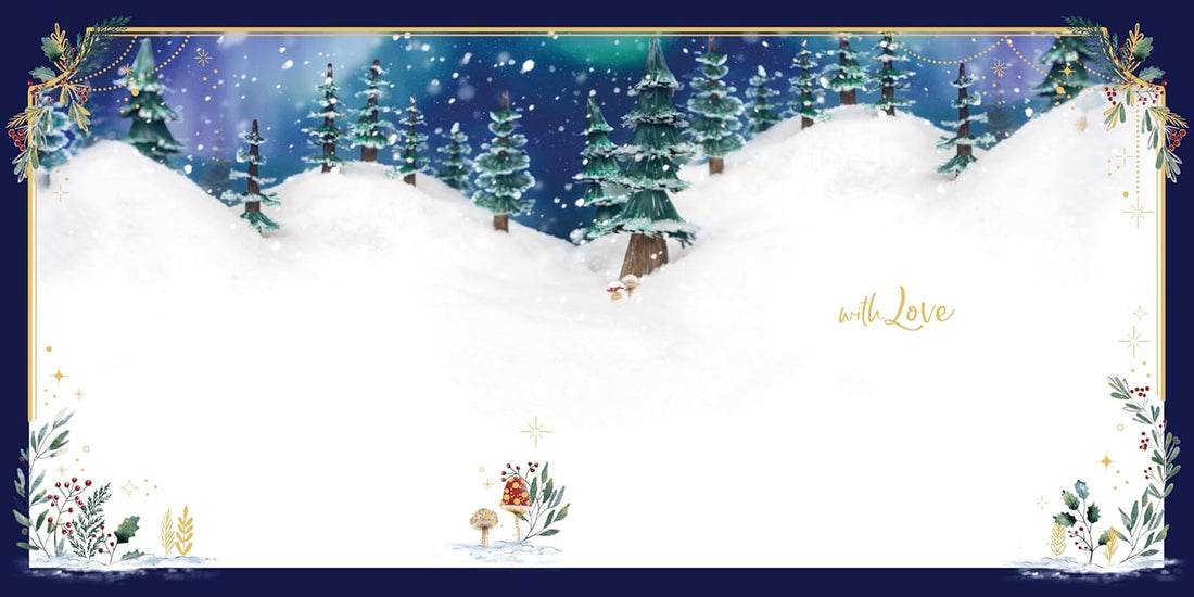 Tatty Teddy With Santa's Sack 2025 Me to You Tatty Teddy 3D Christmas Card With Keepsake Bauble-Style Plaque - 6x6'' - Official Collection