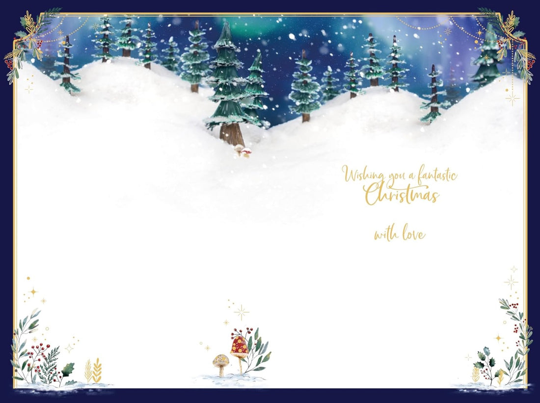 For Fantastic Sister Me to You Tatty Teddy Bear 3D Christmas Keepsake Card 6x9'' Bear With Gift - Official Collection