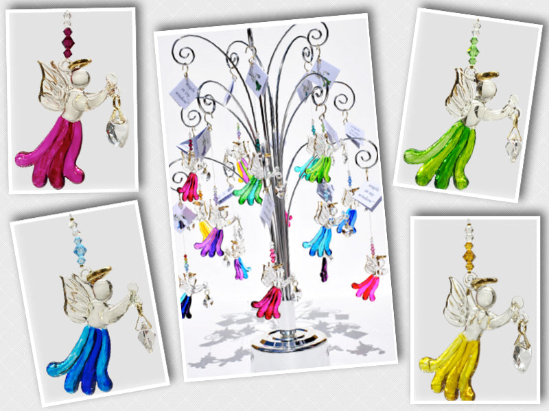 Angels in my Window - Love Guidance Protection -Hanging Angel Mobile Sun-Catcher