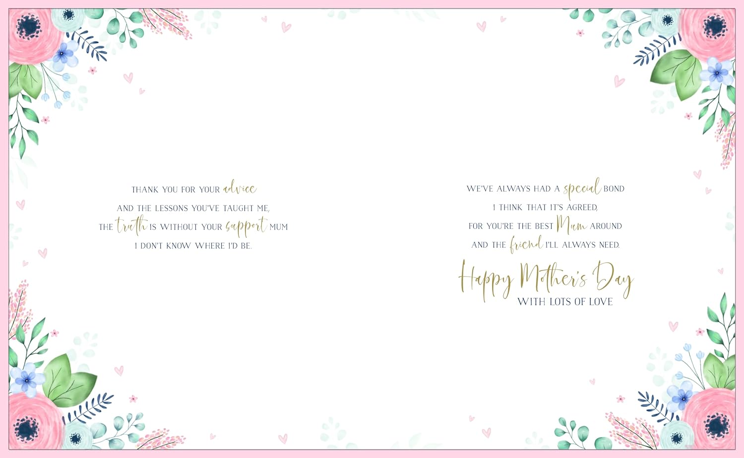 Luxury Boxed 8x10'' Handmade Mother's Day Card 'To a Wonderful Mum' w/ Gems & Bow by Wishing Well Studios