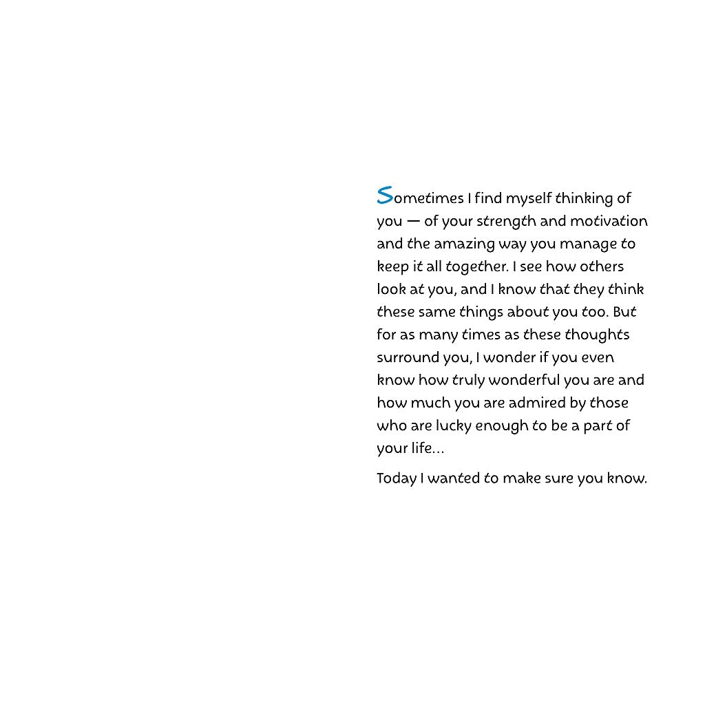 To Someone Truly Incredible - Words of Encouragement Blue Mountain Greeting Card