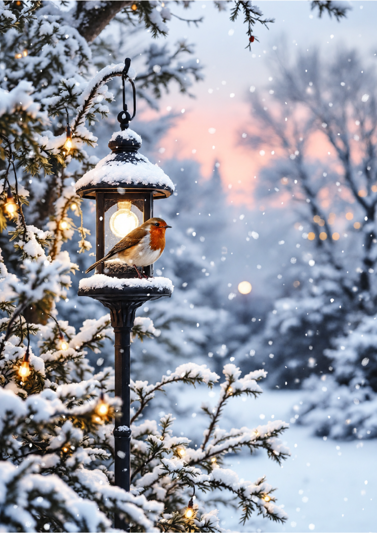 Winter Landscapes Premium Box Assortment of 24 Christmas Cards, 6 Designs 4 Each